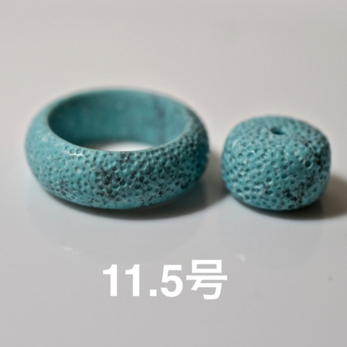 天然無処理　ターコイズ　トルコ石 リング　k18 No255 天然無処理 ターコイズ トルコ石 リング k18 No255