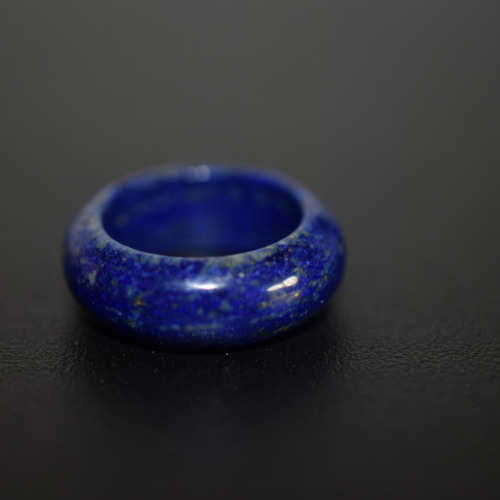 191-9 美品 13.5号 天然 ラピスラズリ 青金石 メンズ レディース