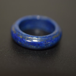 123-63 特売 13.5号 天然 ラピスラズリ 青金石 メンズ レディース リング くりぬき 指輪 5枚目の画像