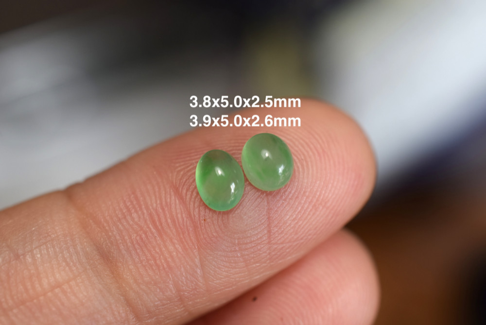 11 特売 美品 氷種 天然 A貨  翡翠 ルース 裸石 硬玉 ジェダイトピアス リング ネックレス