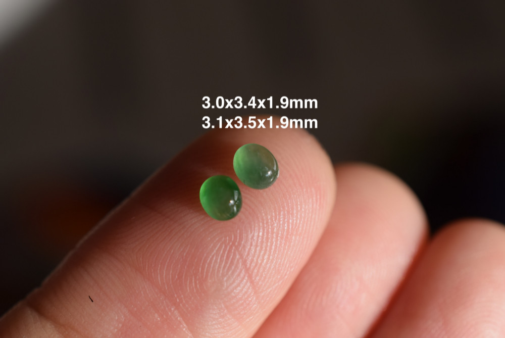 14 特売 美品 氷種 天然 A貨  翡翠 ルース 裸石 硬玉 ジェダイトピアス リング ネックレス