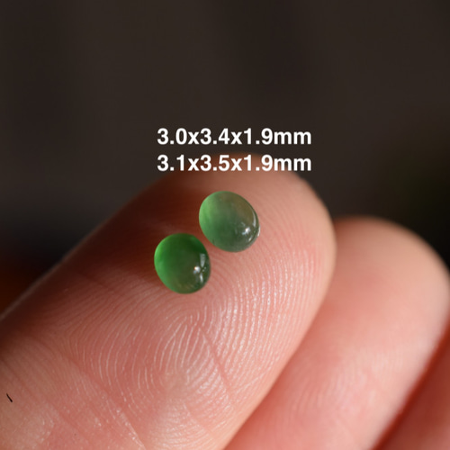 ミャンマー産冰種高級天然ジェダイト本翡翠（A貨）ビーズネックレス