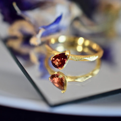 RG10-167 シルバー 非加熱 槿花色 スピネル リング ミャンマー産