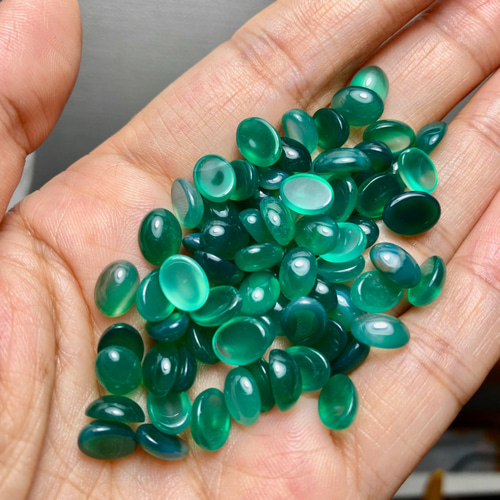 186 特売 10個セット 天然 クリソプレーズ 緑玉髄 天然石 ルース 裸石