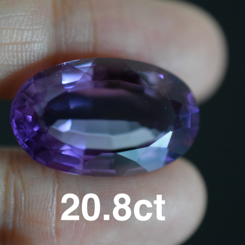 特売1-17 一点物 大粒天然アメジスト 楕円 アメシスト 紫水晶 2月 