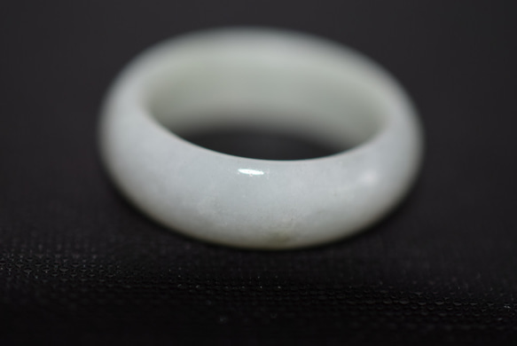31-191 20.0号 天然 A貨 白 翡翠 リング レディース メンズ 指輪 硬玉ジェダイト　 5枚目の画像