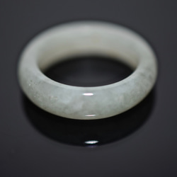 110-15 15.5号 天然 A貨  翡翠 リング 指輪 硬玉ジェダイト 5月誕生石 3枚目の画像