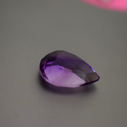 119 上品 一点物 天然 大粒 アメジスト 雫 アメシスト 紫水晶 ２月誕生石 天然石 ルース 裸石 4枚目の画像