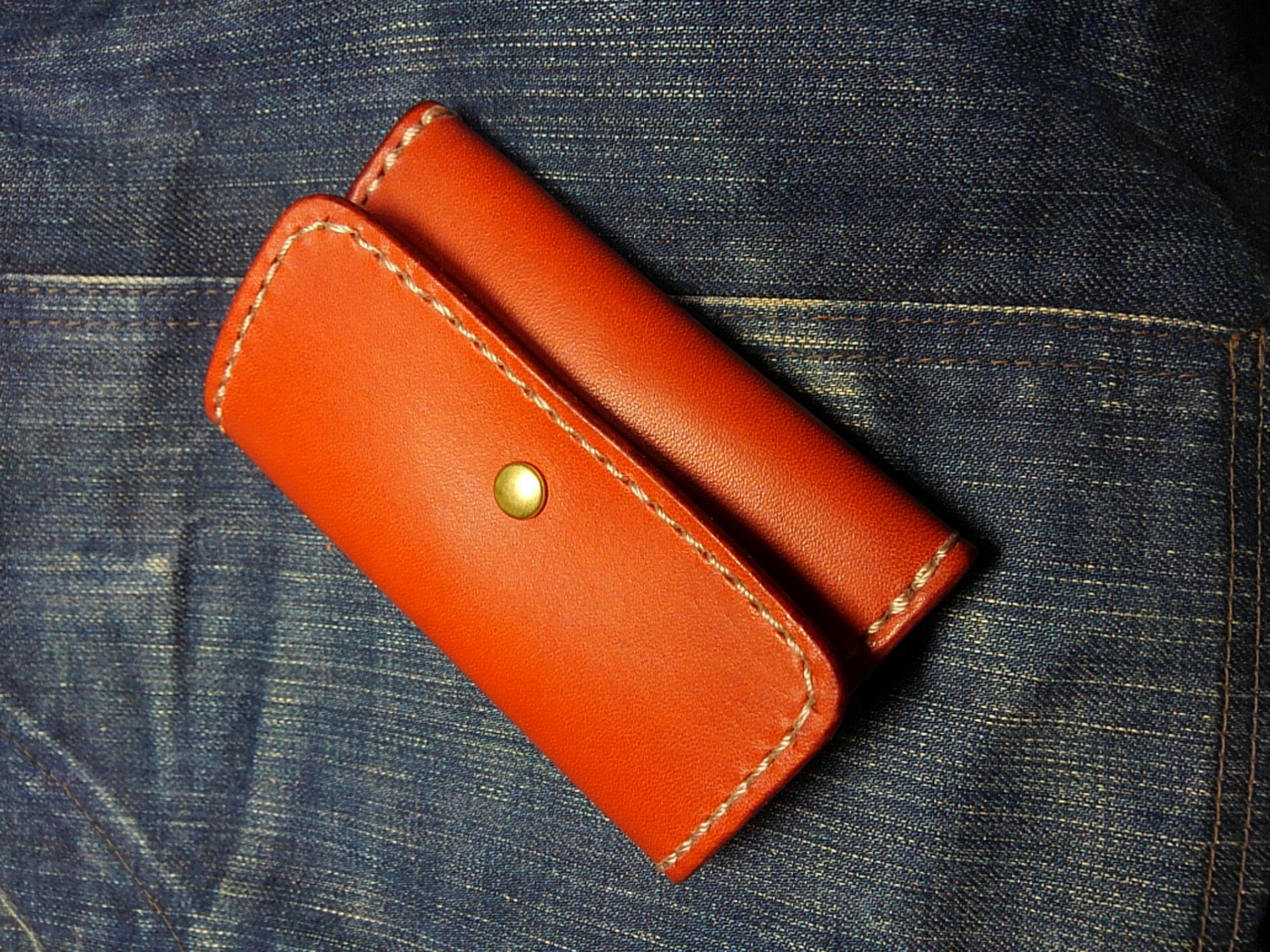 経年変化がすごい　お洒落な名刺入れ