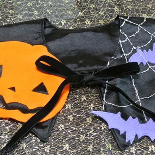 美容襟 ハロウィン柄②ハンドメイド