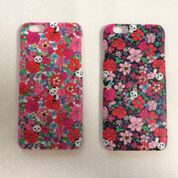 【受注生産】flowerパンダ iPhoneケース（カバータイプ） 2枚目の画像