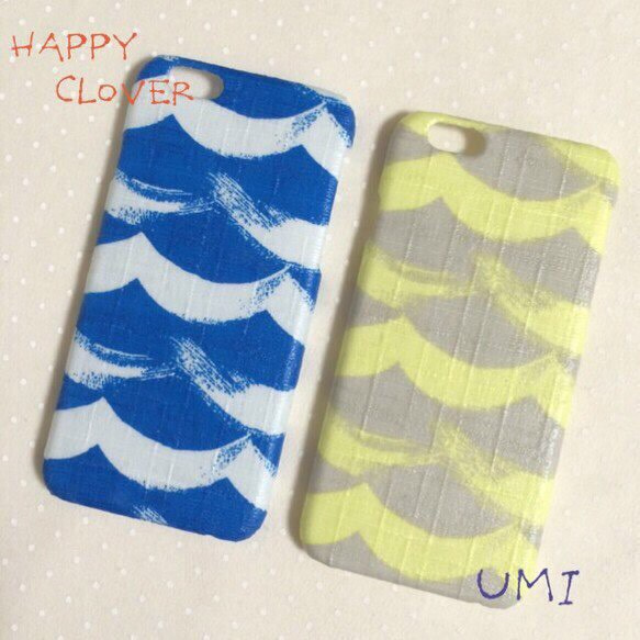 【受注生産】UMI(海/うみ) iPhoneケース（カバータイプ） 1枚目の画像