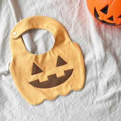 ハロウィンかぼちゃのスタイ⌘ スタイ・よだれかけ 手づくり小物 ukku