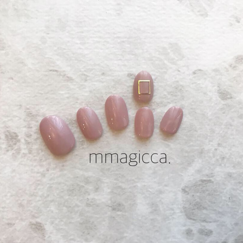 ネイルチップ　ワンカラー　オーダー　受付　ジェルネイル 20) シンプルワンカラー/ネイルチップ/ネイルアクセサリー/上品/大人