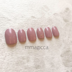 (22) シンプルワンカラー/ネイルチップ/ネイルアクセサリー/上品/大人/シンプル 3枚目の画像