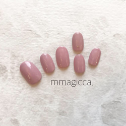 (22) シンプルワンカラー/ネイルチップ/ネイルアクセサリー/上品/大人/シンプル 6枚目の画像