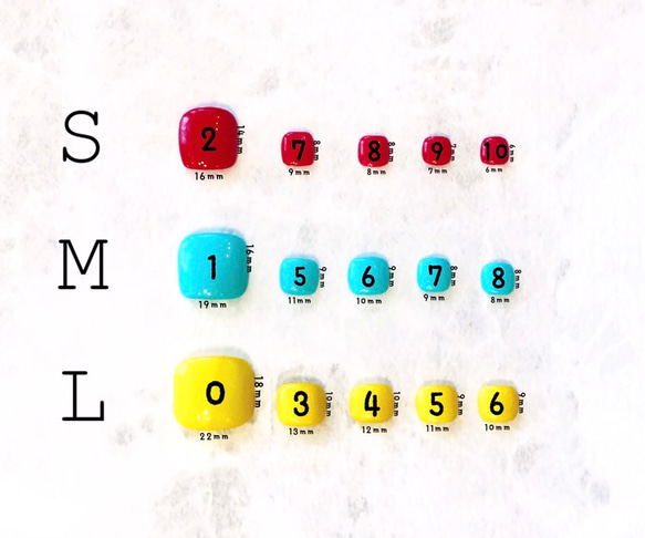 (22) シンプルワンカラー/ネイルチップ/ネイルアクセサリー/上品/大人/シンプル 8枚目の画像