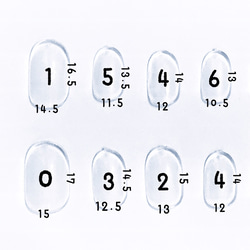 (24) ネイルチップ/ネイルアクセサリー/宝石カット/ハーバリウム風ネイル/大人/上品 5枚目の画像