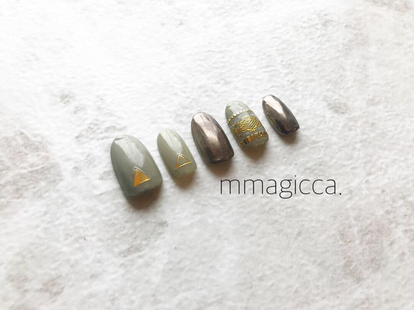 (29) ネイルチップ/大人/ネイルアクセサリー/春/初夏/夏 2枚目の画像