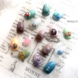 (55) ネイルチップ/大人/可愛い/上品/お洒落/ネイルアクセサリー 6枚目の画像