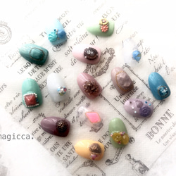 (55) ネイルチップ/大人/可愛い/上品/お洒落/ネイルアクセサリー 7枚目の画像