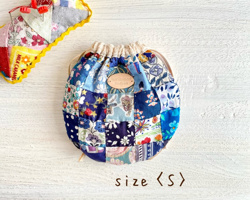 ✮614 リバティ エリジアン・スモック 3色使用 ハギレパッチワーク