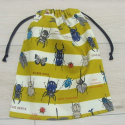 ハンドメイド 入園セット 【昆虫×昆虫】黄色 カブトムシ 入園入学準備 楽天市場】入園セット 昆虫の通販