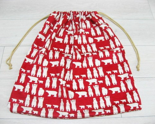 47-44◇50×50cm◇送料込み♪◇ループ選択式＊大きな巾着袋＊体操