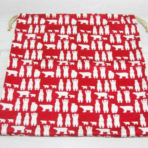 47-44◇50×50cm◇送料込み♪◇ループ選択式＊大きな巾着袋＊体操