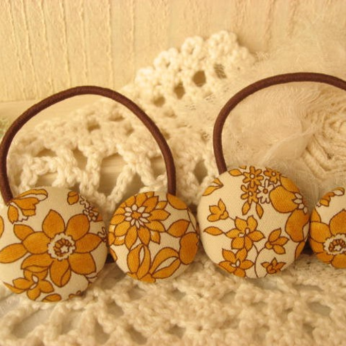 ハンドメイド ヘアゴム 2本セット｜ミナペルホネンハンドメイド