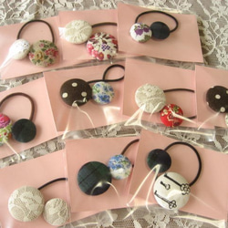 リバティ ハンドメイド ヘアゴム12個セット38 リバティ ハンドメイド ヘアゴム12個セット38 2個セット♡petit