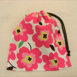 スティッチ大好き様確認用いちご白ピンク巾着袋片紐4枚2セット