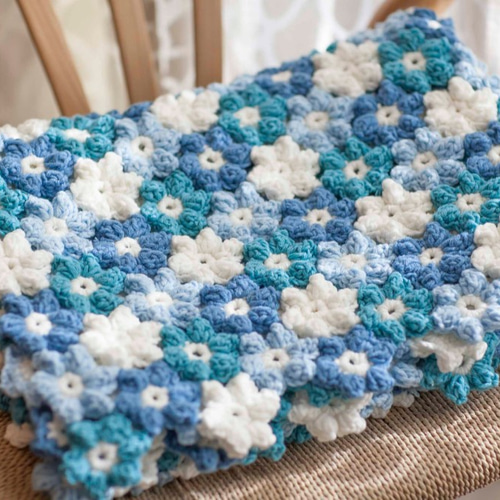 雪❁ハンドメイドかぎ針編み お花モチーフ❁手作り/編み物/かぎ針編み