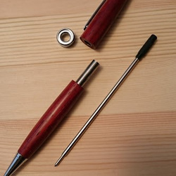 木製ボールペン　パドック　デザイナータイプ　名入れ　文字入れ可 3枚目の画像