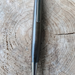 木製ボールペン　クリックタイプ クロガキ 黒柿 1枚目の画像