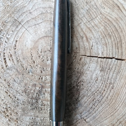 木製ボールペン　クリックタイプ クロガキ 黒柿 2枚目の画像