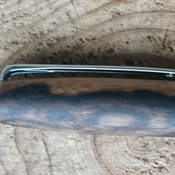 木製ボールペン　デザイナータイプ クロガキ 黒柿 孔雀杢 4枚目の画像