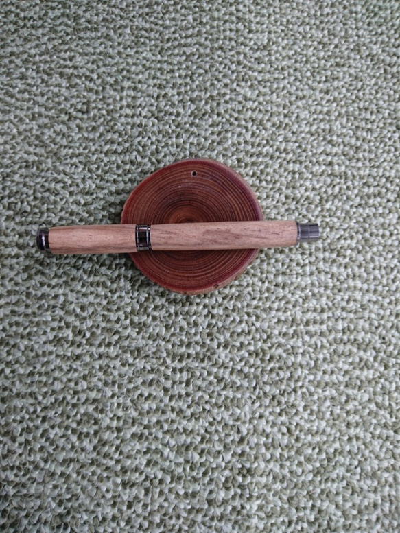 木製ペン　万年筆　ボールペン　グラデュエイトタイプ　黒柿　クロガキ 6枚目の画像