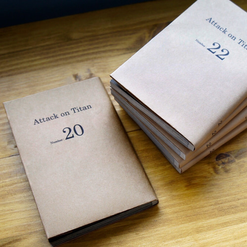 コミックカバー【進撃の巨人】英語/クラフト紙/21巻～30巻（送料