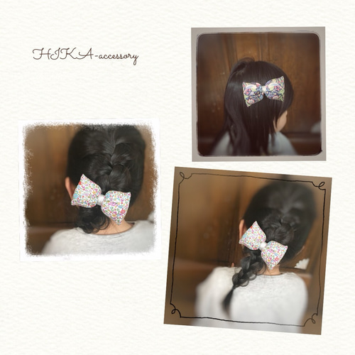 リバティ柄リボン* kids 雑貨・その他 HIKA−accessory 通販