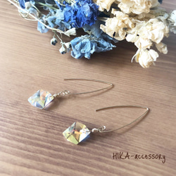 *SWAROVSKI GOLD PIERCE*     【14kgf】 3枚目の画像