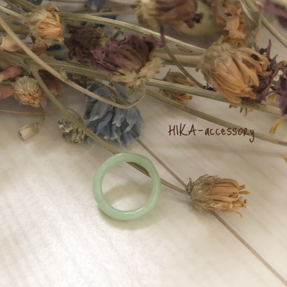 **natural ring**      【Jade】 2枚目の画像