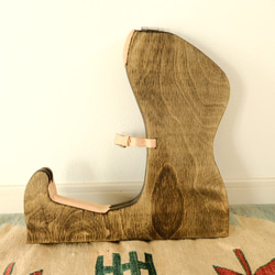 折り畳み式　木製ギタースタンド 7枚目の画像