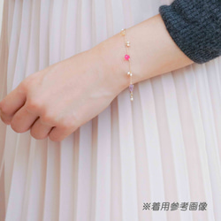 14kgf/Colorful stone Bracelet *04 5枚目の画像