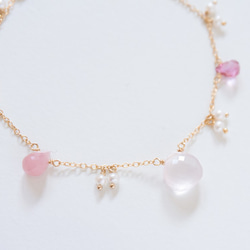 [SAKURA]14kgf/Colorful stone Bracelet *09 第3張的照片