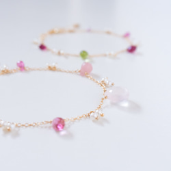 [SAKURA]14kgf/Colorful stone Bracelet *09 第7張的照片