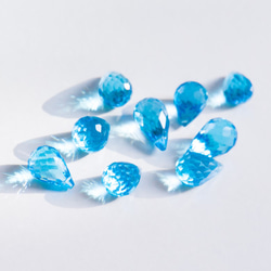 14kgf /“藍色的石頭”瑞藍黃玉耳環 第4張的照片