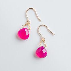 14kgf/小さなスターシトリンのショートアメリカンピアス ピアス