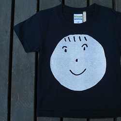 90cm：子供用Tシャツ　笑った顔。 1枚目の画像