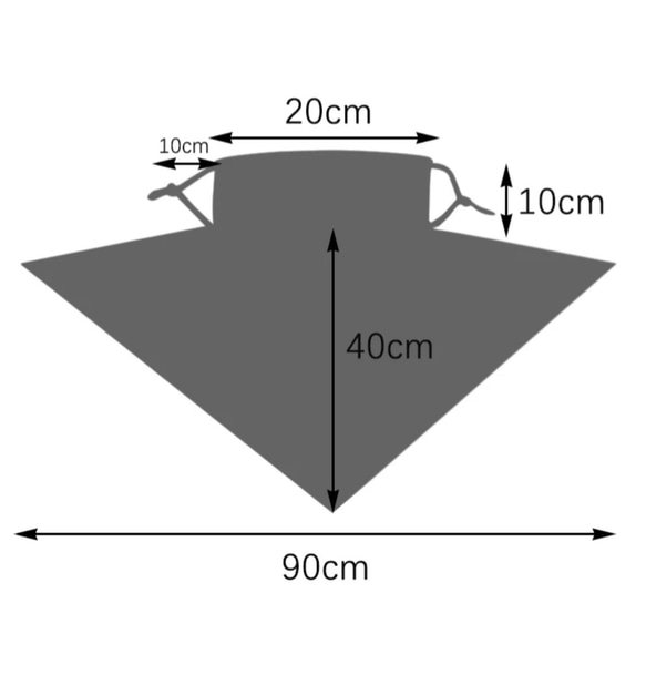 スカーフフェイスマスク 3枚目の画像